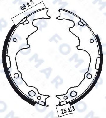 FOMAR Friction FO 9028