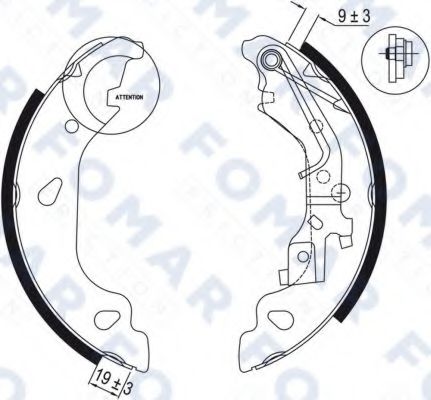 FOMAR Friction FO 9056