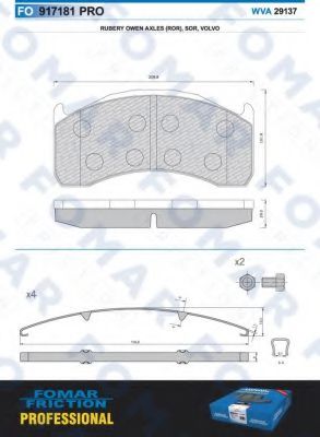 FOMAR Friction FO 917181