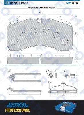 FOMAR Friction FO 917281
