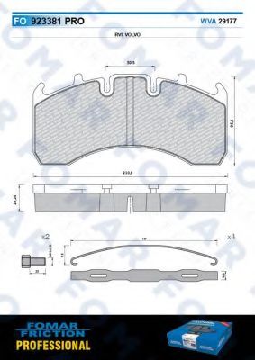 FOMAR Friction FO 923381