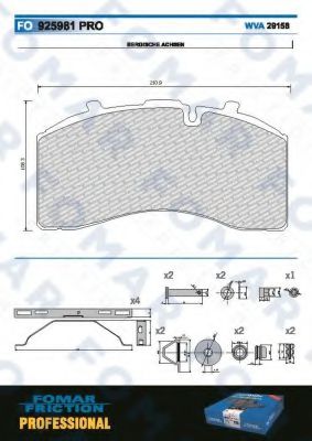 FOMAR Friction FO 925981