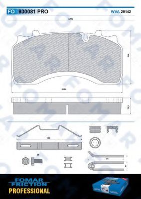 FOMAR Friction FO 930081