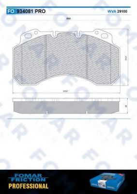 FOMAR Friction FO 934081