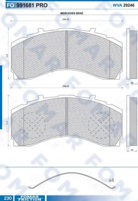 FOMAR Friction FO 991681