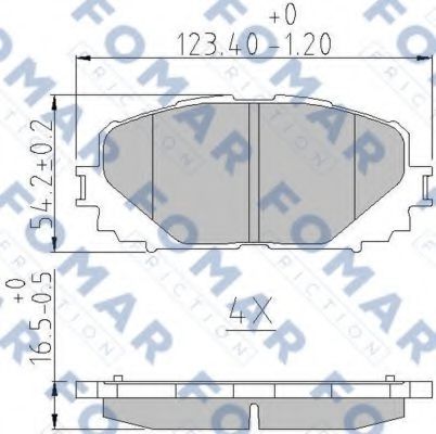 FOMAR Friction FO 235883