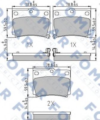 FOMAR Friction FO 239281