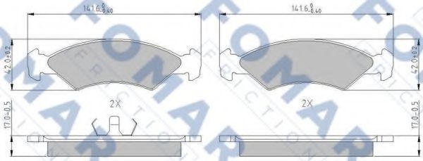 FOMAR Friction FO 421881