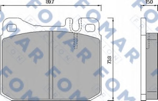 FOMAR Friction FO 424281
