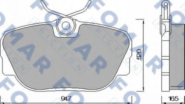 FOMAR Friction FO 434281