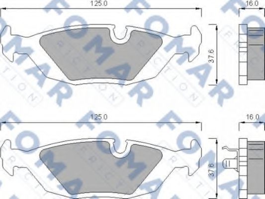 FOMAR Friction FO 438181