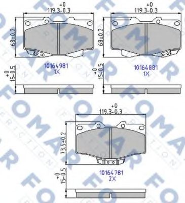 FOMAR Friction FO 464781