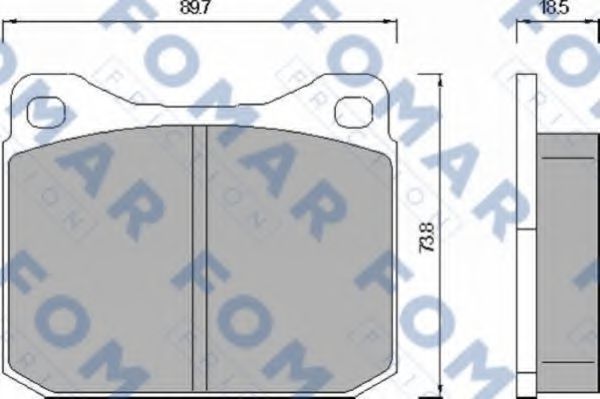 FOMAR Friction FO 467883
