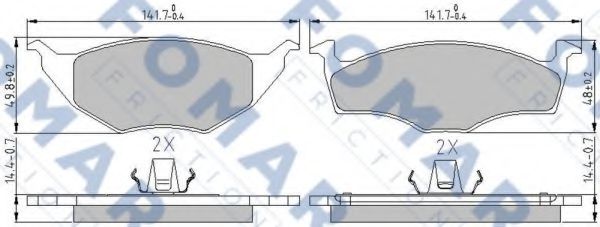 FOMAR Friction FO 600481