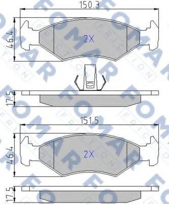 FOMAR Friction FO 633681