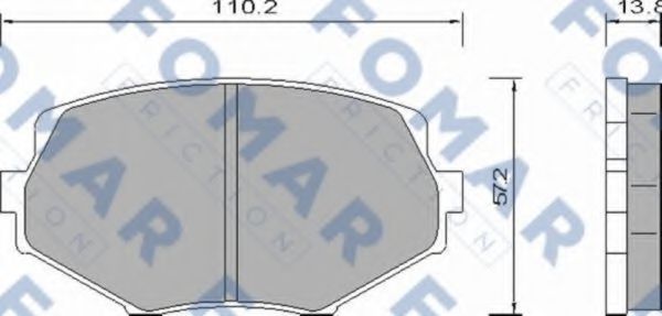 FOMAR Friction FO 638981