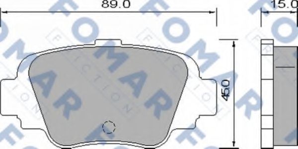 FOMAR Friction FO 640881