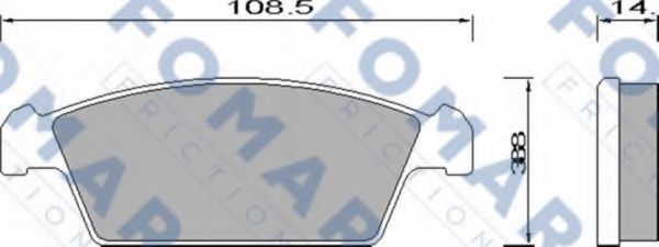 FOMAR Friction FO 644281