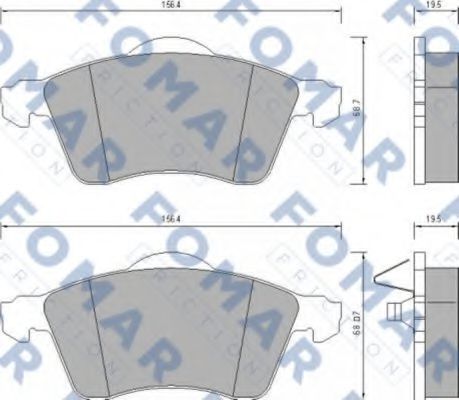 FOMAR Friction FO 647781