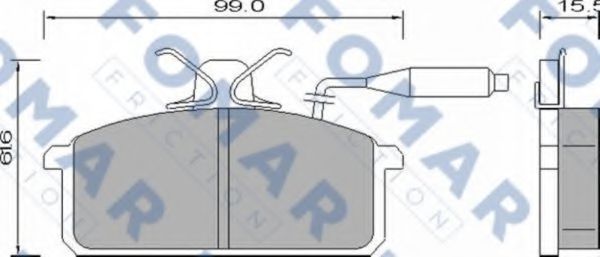 FOMAR Friction FO 654781