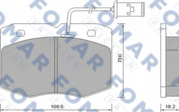 FOMAR Friction FO 658881