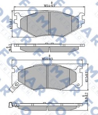 FOMAR Friction FO 660781