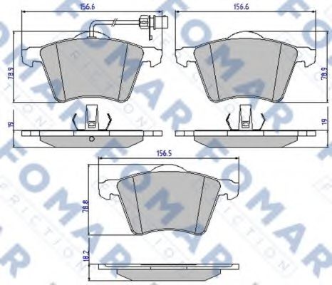 FOMAR Friction FO 814781
