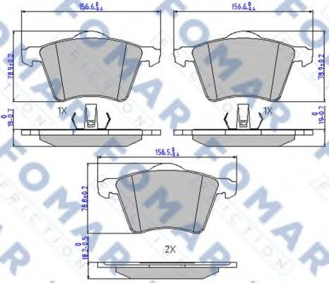 FOMAR Friction FO 867981