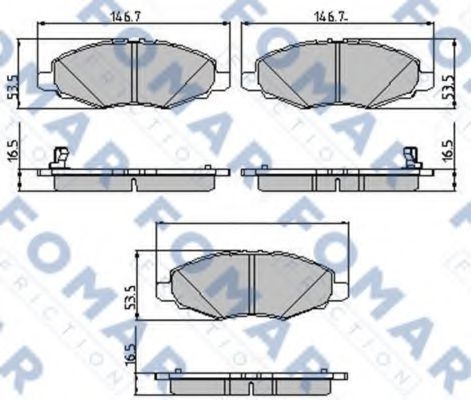 FOMAR Friction FO 872281