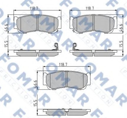 FOMAR Friction FO 872981