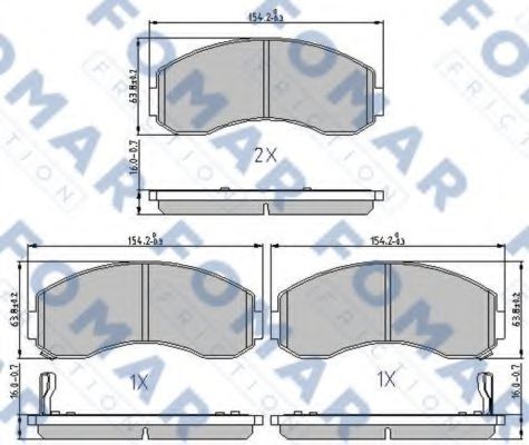 FOMAR Friction FO 893981