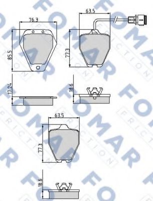 FOMAR Friction FO 900481