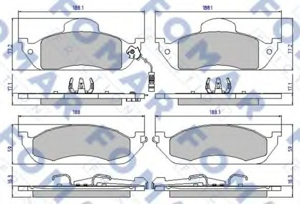 FOMAR Friction FO 901381
