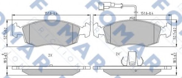 FOMAR Friction FO 901981