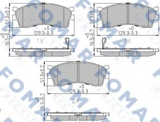 FOMAR Friction FO 907081