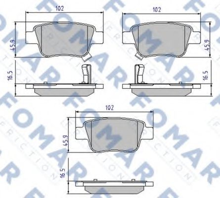 FOMAR Friction FO 924181