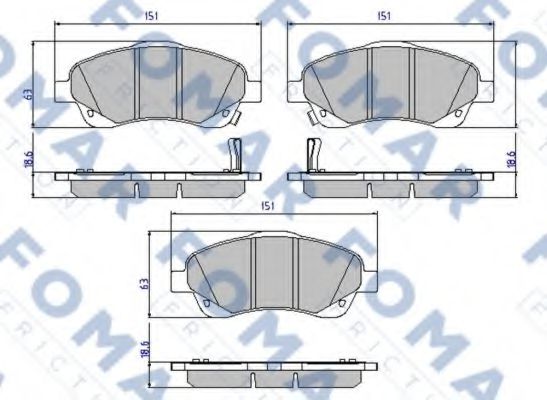 FOMAR Friction FO 924281