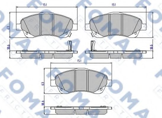 FOMAR Friction FO 924281