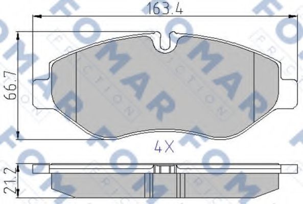 FOMAR Friction FO 929381 FOMAR Friction FO 929381