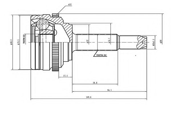 AYWIPARTS AW1510098A