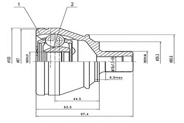 AYWIPARTS AW1510635 AYWIPARTS AW1510635