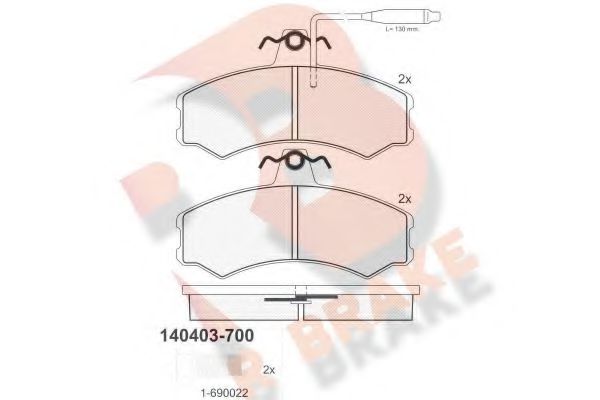 R BRAKE RB0403-700