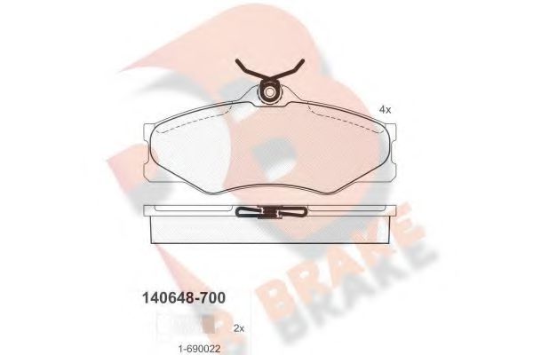 R BRAKE RB0648