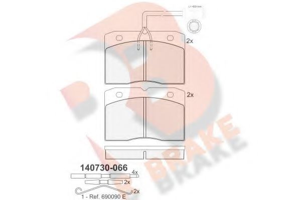 R BRAKE RB0730