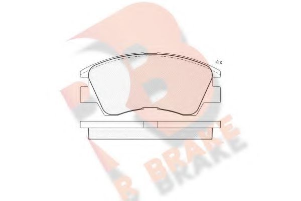 R BRAKE RB0791