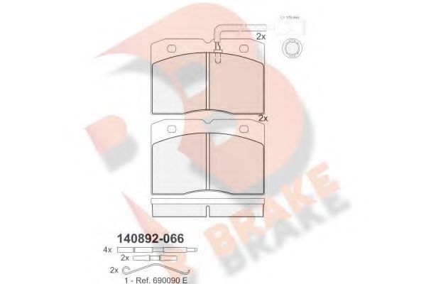 R BRAKE RB0892