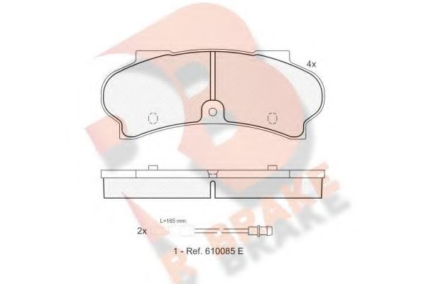 R BRAKE RB1028