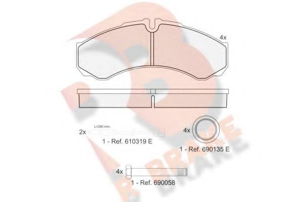 R BRAKE RB1208-123