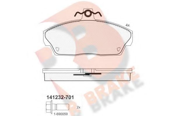 R BRAKE RB1232