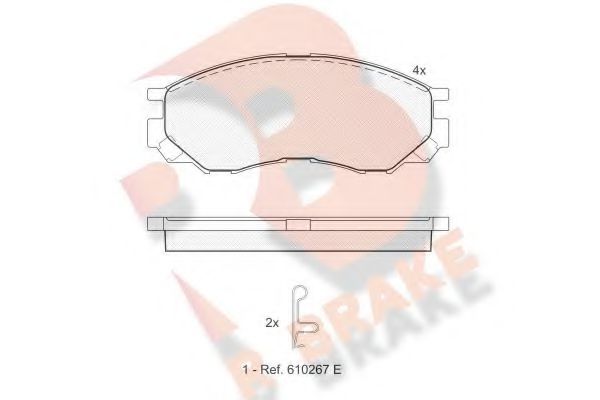 R BRAKE RB1234